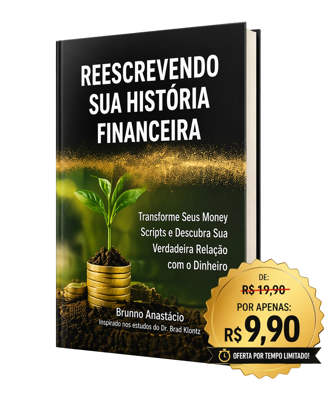 Mockup do eBook Ressignificando sua História Financeira