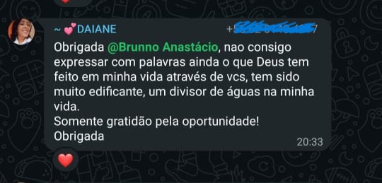 Depoimento da Daiane